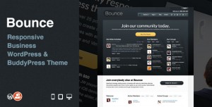 Bounce Responsive Business WordPress And BuddyPress Premium Theme