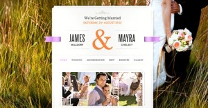 Just Married Wedding WordPress Theme